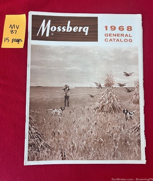 Vintage 1968 Mossberg Catalog All Models Pictured-img-0