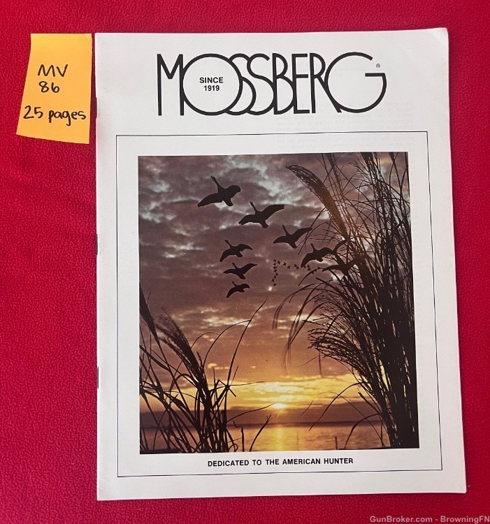 Vintage 1979 Mossberg Catalog All Models Pictured-img-0