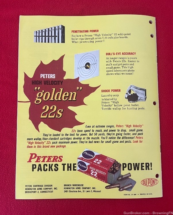 Vintage 1964 Peters Ammunition Catalog All Offering Listed......-img-4