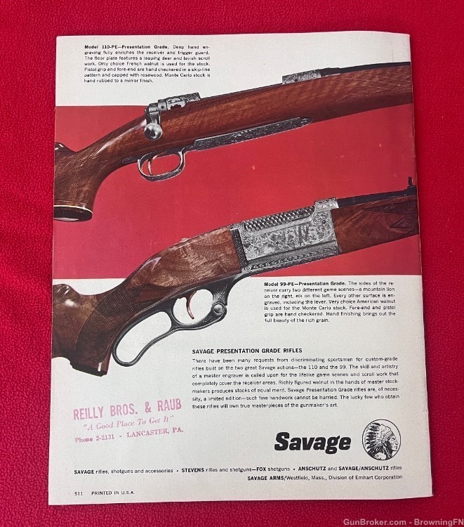 Original Savage Arms 1965 Catalog All Models Shown for 1965-img-3