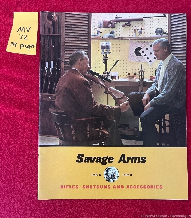 Original Savage Arms 1964 Catalog All Models Shown for 1964-img-0