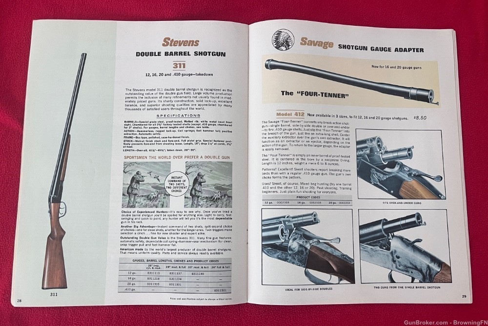 Original Savage Arms 1964 Catalog All Models Shown for 1964-img-2