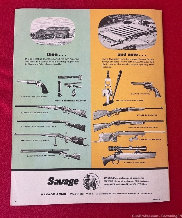 Original Savage Arms 1964 Catalog All Models Shown for 1964-img-3