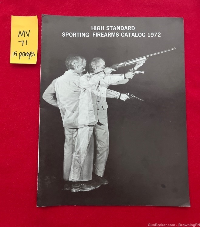 Vintage 1972 High Standard Catalog All Models Pictured-img-0