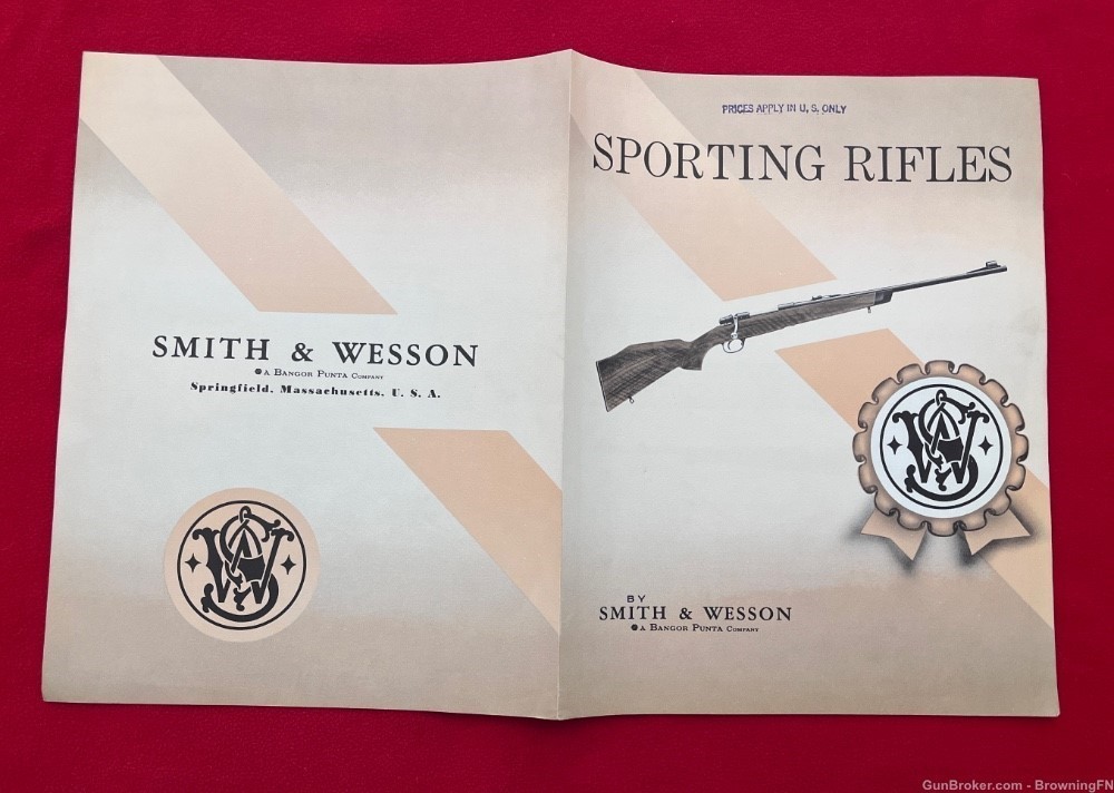 Vintage Smith & Wesson Sporting Rifles Catalog All Models -img-2