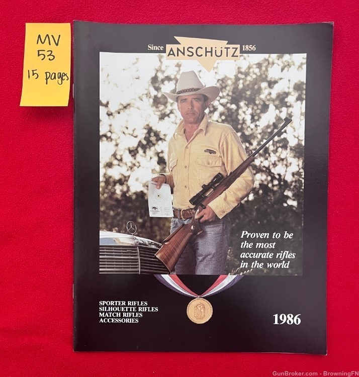 Vintage 1986 Anschutz Catalog All Models Pictured-img-0
