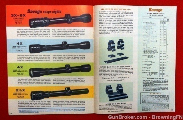 Original Savage Arms 1965 Catalog-img-4