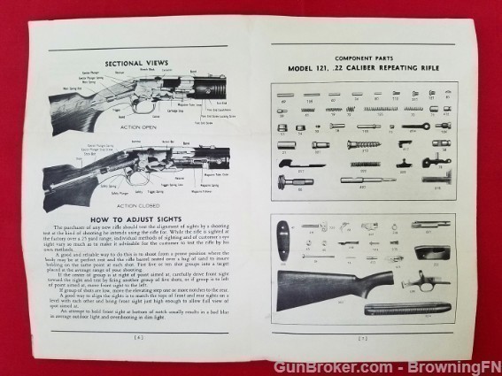 Original  Remington Model 121 Owners Manual 1941-img-1