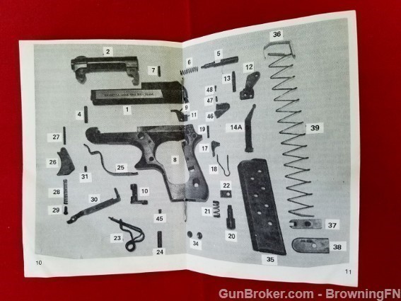 Original Beretta Series 950 Owners Instruction Manual-img-1