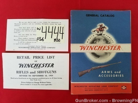 Original Winchester Catalog & Price List 1950-img-0
