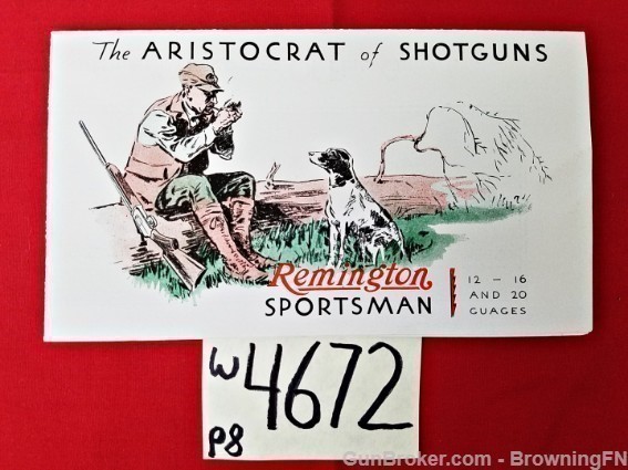 Orig Remington Sportsman Aristocrat Flyer-img-0