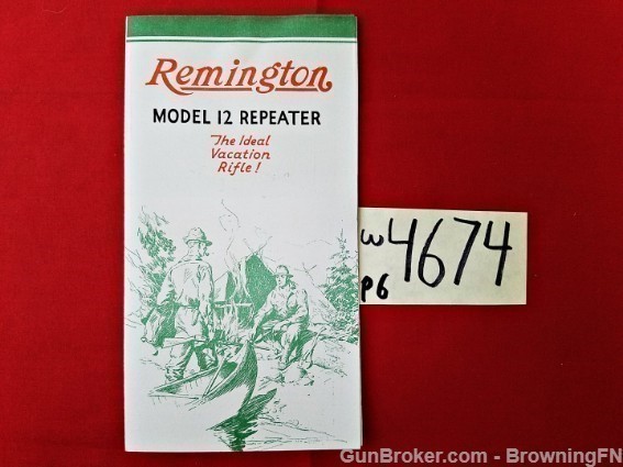 Orig Remington Model 12 Repeater Flyer-img-0