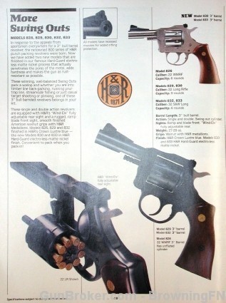 Orig 1983 H&R Catalog Model Top Break Western .22-img-18