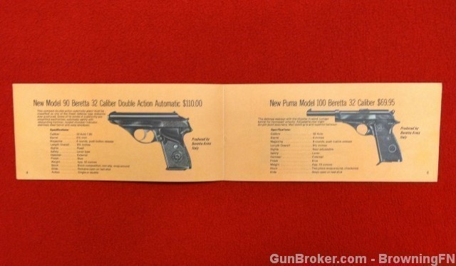 Orig Galef Beretta Pistol Stalion Revolver Catalog-img-1