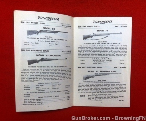 Orig Winchester ALL MODELS Retail Price List 1955-img-3
