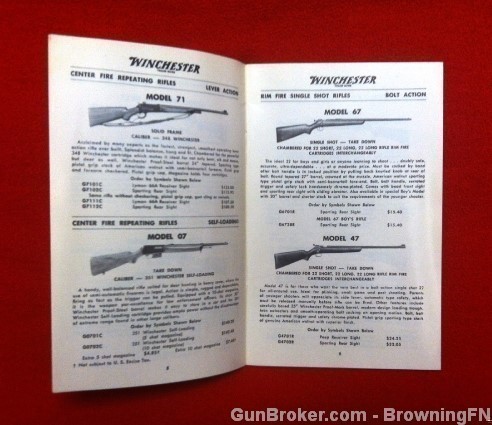 Orig Winchester ALL MODELS Retail Price List 1955-img-2