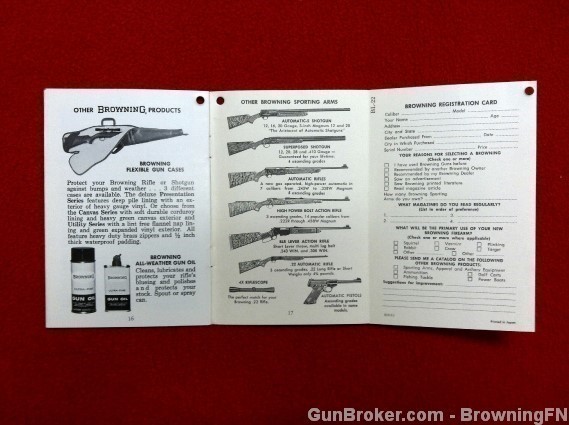 Orig Browning BL22 Owners Instruction Manual-img-2