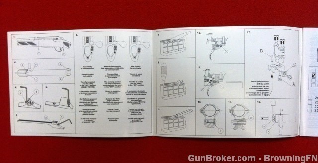 Orig Tikka T3 RH Owners Instruction Manual 270 Win-img-2