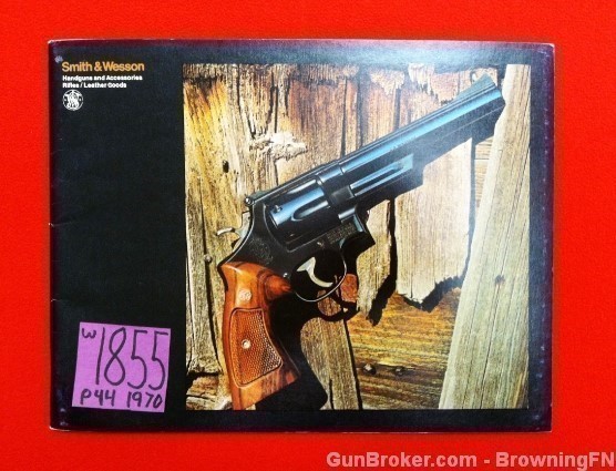 Orig S&W Handguns/Rifles Catalog 1970-img-0