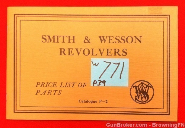 S&W Revolver Parts Price List-img-0
