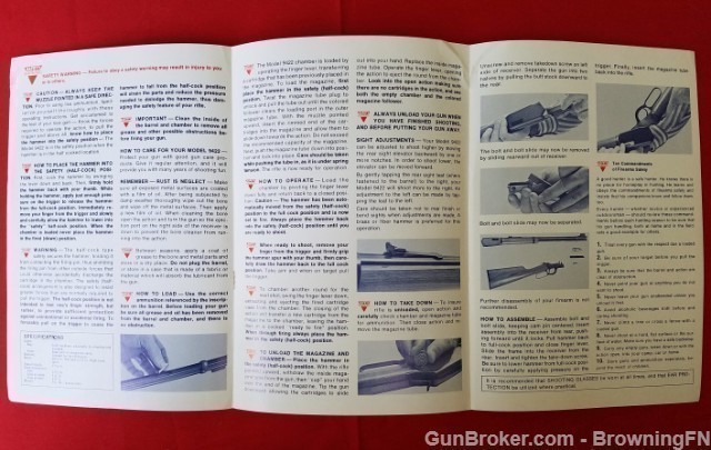 Orig Winchester Model 9422M Owners Manual 1975-img-1