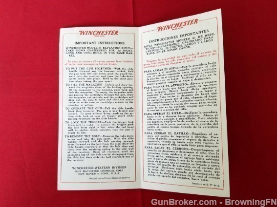 Orig Winchester Model 61 Owners Manual-img-1