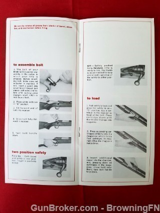 Orig Winchester Model 670 Owners Instruction Manual-img-1
