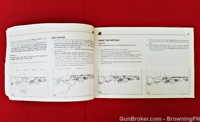 Orig Benelli Nova Pump Action Owners Instruction Manual 1999-img-1