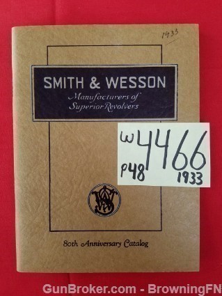 Orig S&W 80th Anniversary Catalog 1933-img-0