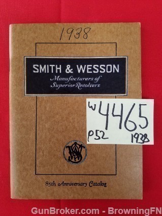 Orig S&W 85th Anniversary Catalog 1938-img-0