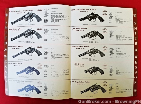Orig S&W Smith & Wesson Catalog 1961 All Models-img-2
