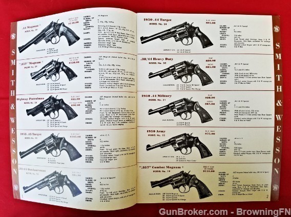 Orig S&W Smith & Wesson Catalog 1961 All Models-img-1