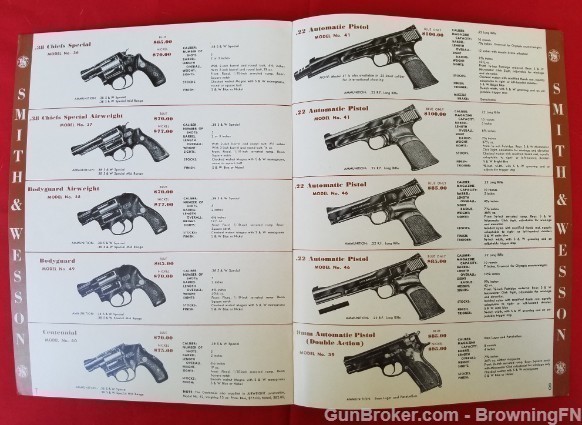 Orig S&W Smith & Wesson Catalog 1961 All Models-img-3