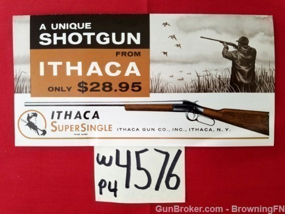 Orig Ithaca Super Single Shotgun Flyer-img-0