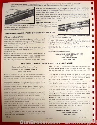 Orig Remington Owners Instruction Manual Model 10-img-3