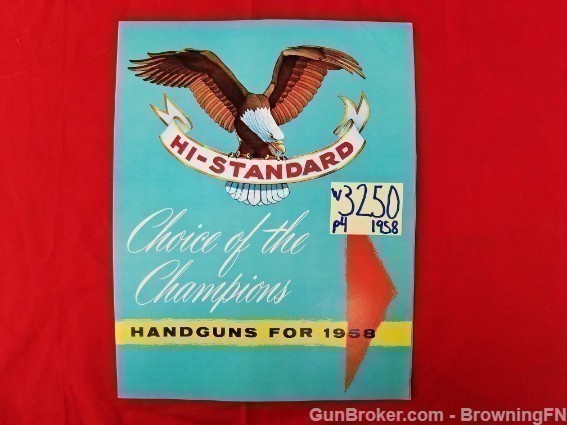 Orig High Standard Choice of Champions Flyer 1958-img-0