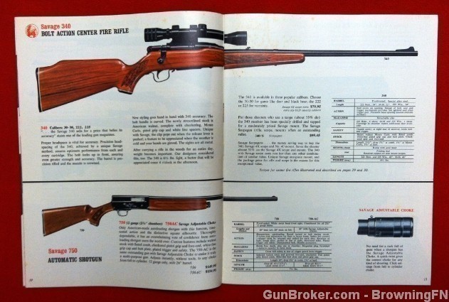 Original Savage Arms 1969 Catalog-img-1