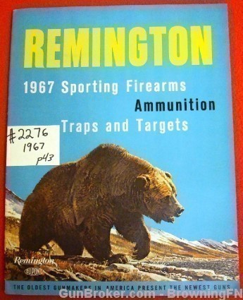 Orig Remington Catalog 1967 Model 1100 11-48 870-img-0