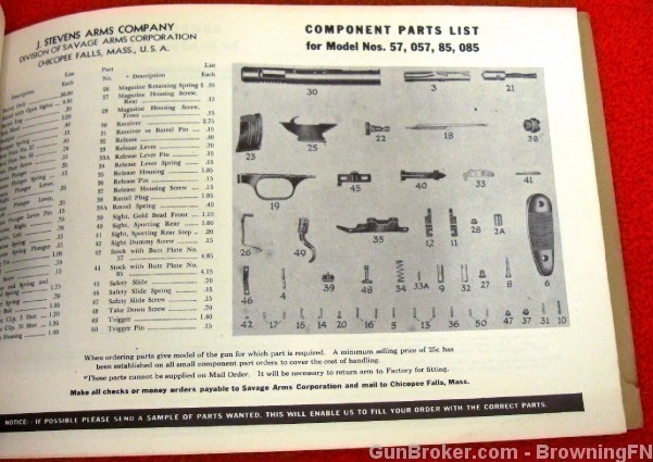 Orig Stevens Springfield Price List 1946-img-10