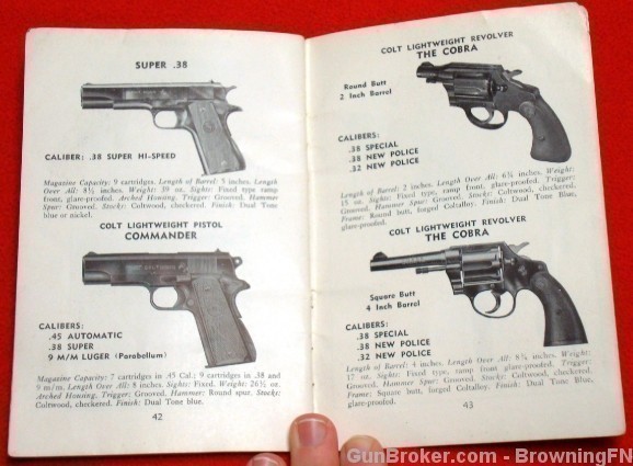 Orig Colt Hand Book Handgun Owners Instruction Manual All Models-img-7