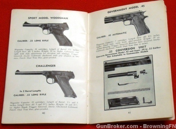 Orig Colt Hand Book Handgun Owners Instruction Manual All Models-img-6