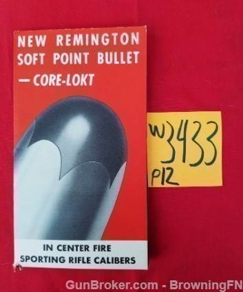 Orig Remington Soft Point Bullet Flyer-img-0