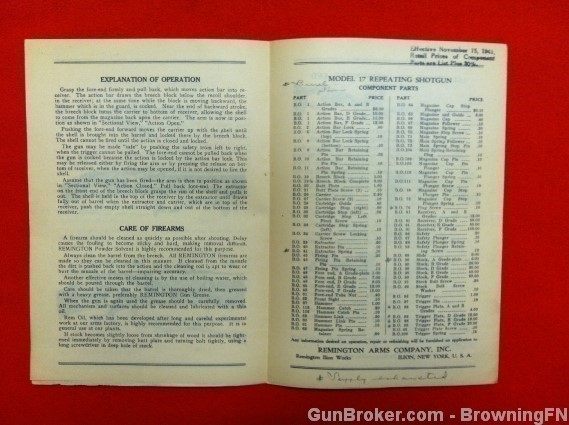 Orig Remiongton Model 17 Owners Manual 1941-img-2