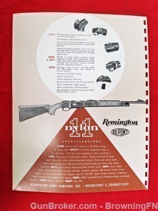 Orig Remington Model Nylon 11 Catalog Intro Flyer-img-1