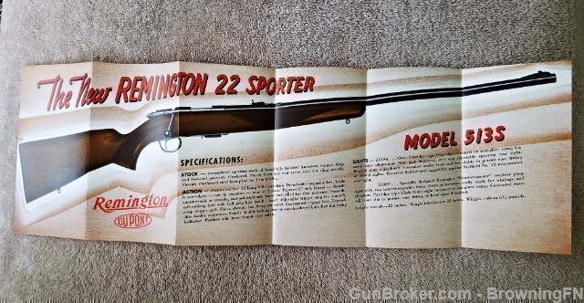 Orig Remington .22 Sporter Flyer 1947 22-img-2