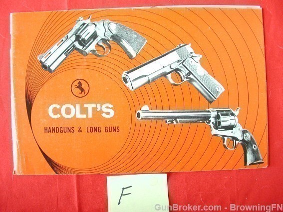 Orig. Colt ALL MODELS Catalog Mar. 1970 Python SAA-img-0