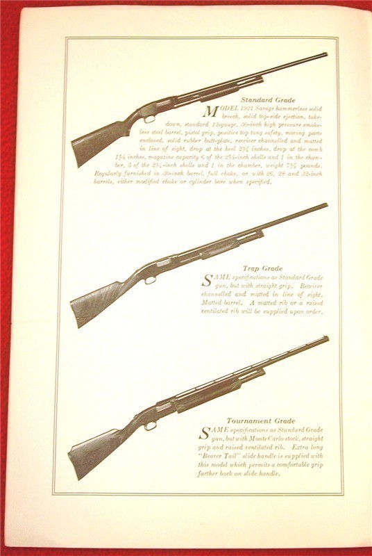 Original Savage Repeating Pump Shotgun Catalog-img-1