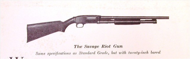 Original Savage Repeating Pump Shotgun Catalog-img-4