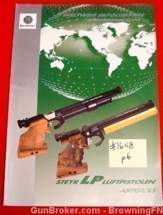 Orig Mannicher Steyr Air Rifle Pistol LG1 Flyer-img-3