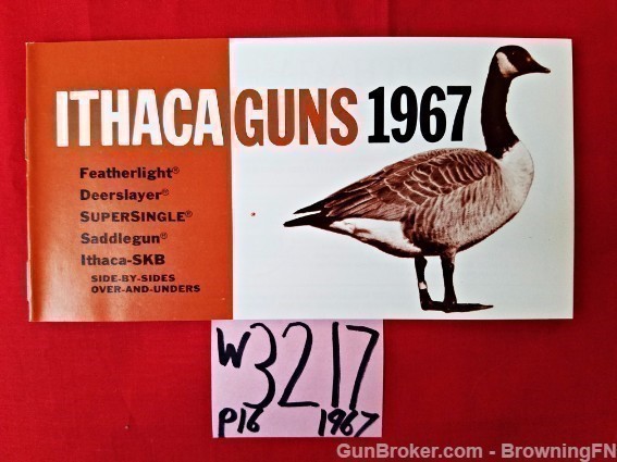 Orig Ithaca Guns ALL Models Catalog 1967-img-0